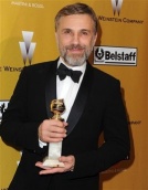 Christoph Waltz se llevó el globo de oro como mejor actor secundario.